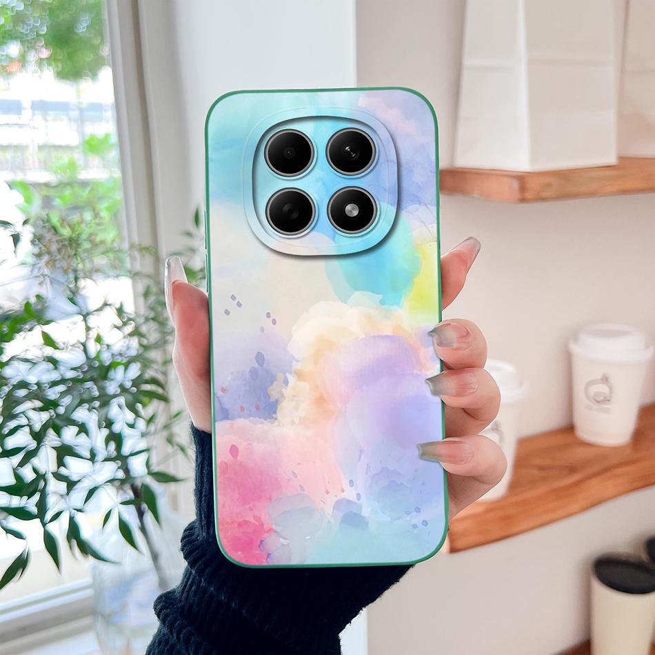 For Poco M8 Pro Case Cute Design Shockproof Phone Protector Soft Liquid Silicone High Quality Back Cover For Poco M 8 M8Pro Capa