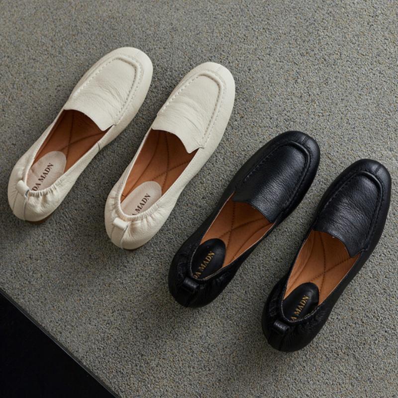 Fashion Women Casual Shoes Soft Soled Loafers 2025 Autunm High Quality Comefortable Office Lady Flat Shoes Daily Concise Women Shoes