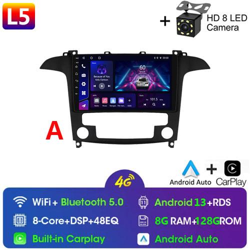 Android14 Car Radio for Ford S Max 2006 2007 2008 - 2010 2011 2015 Car Multimedia Video Player Radio GPS Stereo Auto 2din 7862