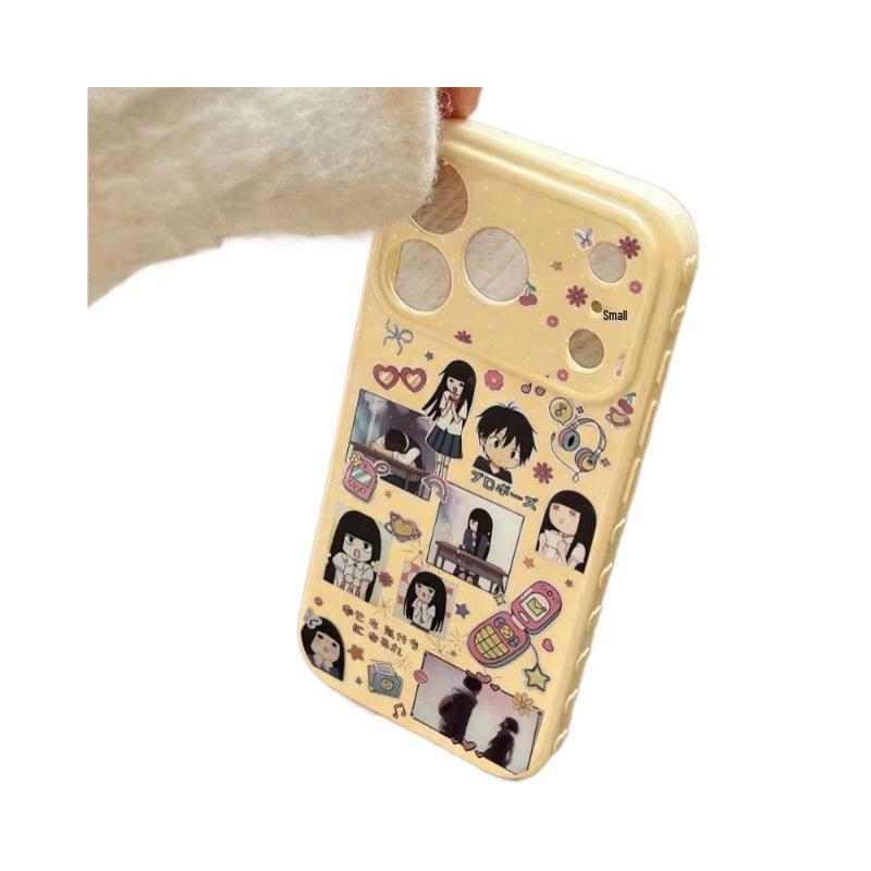 Heart-Shaped Window Phone Case for Apple 17 Pro Max - Fits 14, 15, 16, 17 Simple, Fresh Design