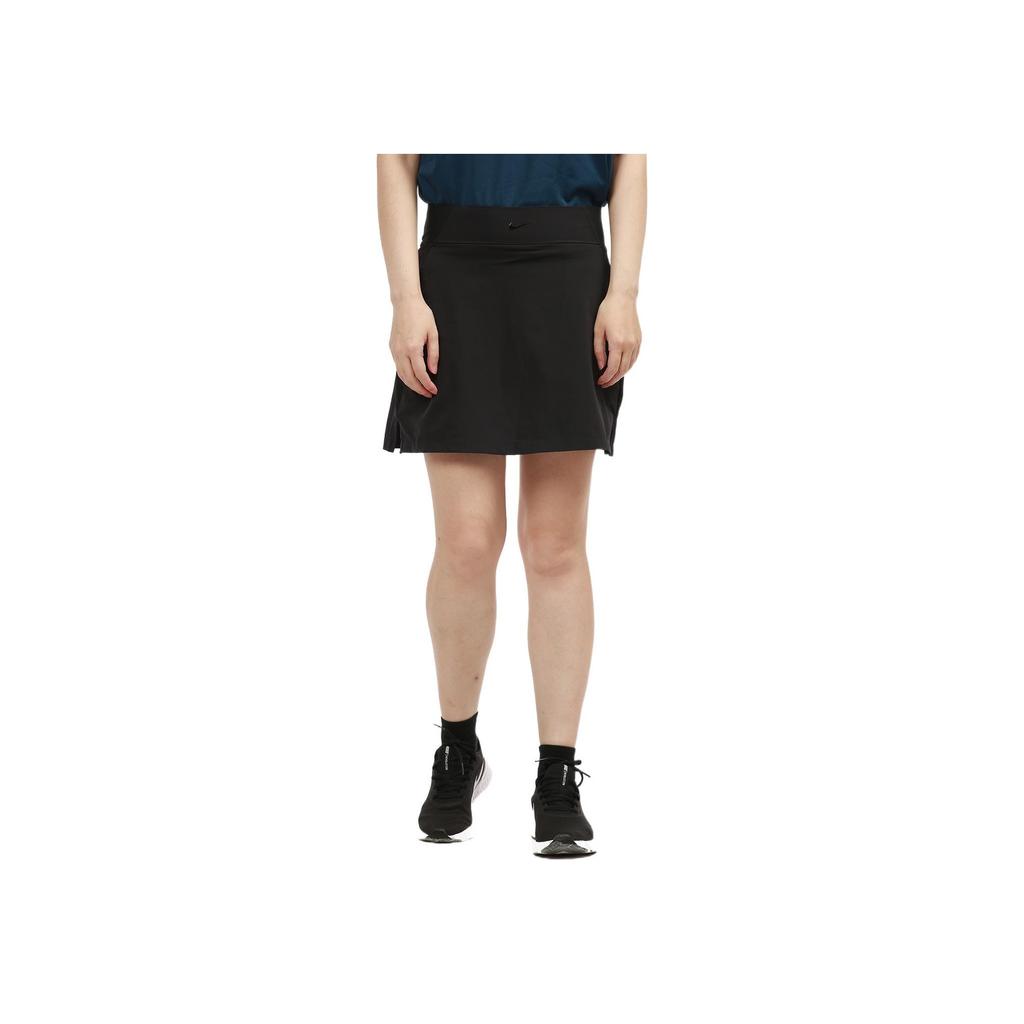 Nike Solid Breathable Athletic A-Line Comfortable Casual Skirt Women skirts Black DA0160-010