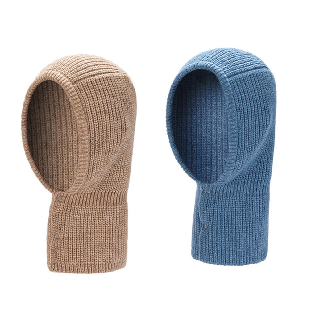 Warmest Hoodie Scarf Cap with Upgrade Woolen Adults Teens Fashionable Head W