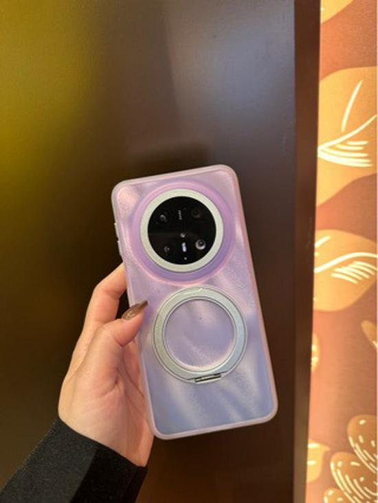 Huawei Mate70 Pro+ Leather Magnetic Rotating Stand Phone Case Huawei Mate 70 Pro+ жёлтый