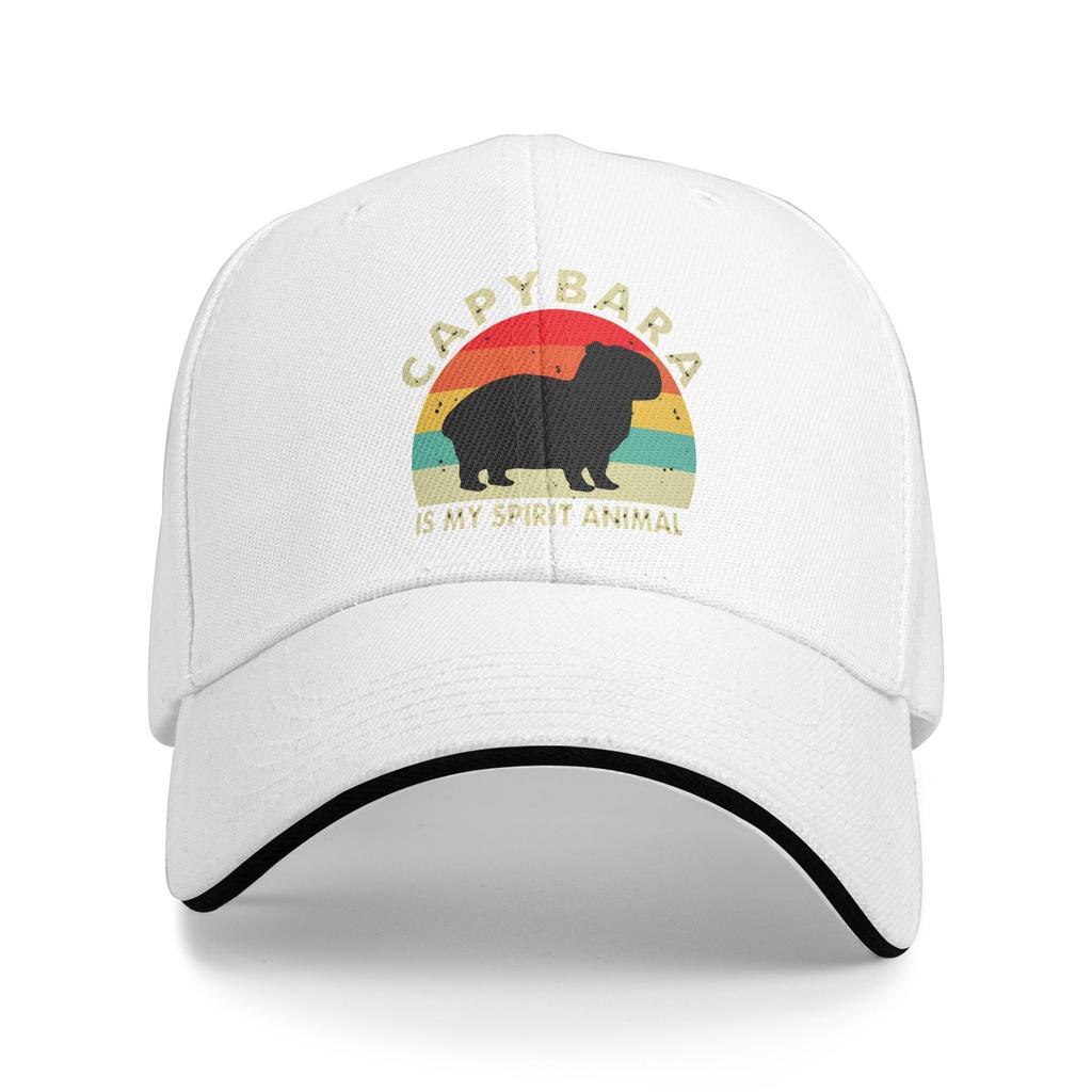 Capybara Is My Spirit Animal Casual Baseball Cap  Running Hippie Hip Hop Hats Summer Sun Visor Women Men Trendy Snapback Cap
