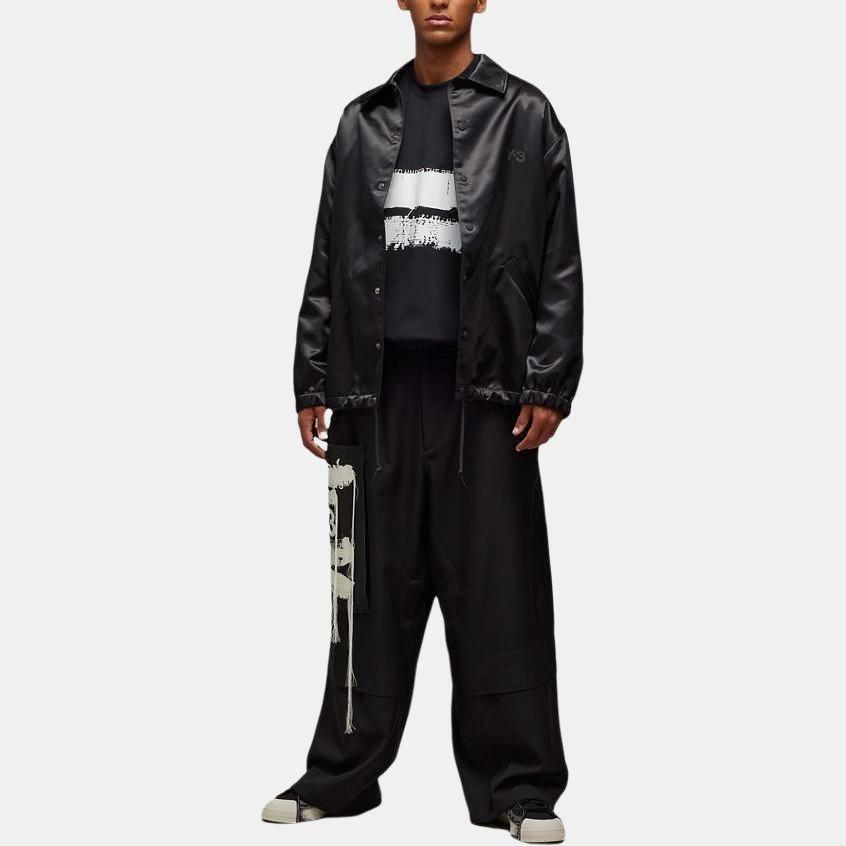 adidas Y-3 Graphic Crew Sweater Asia Sizing 'Black' Men's JN4881