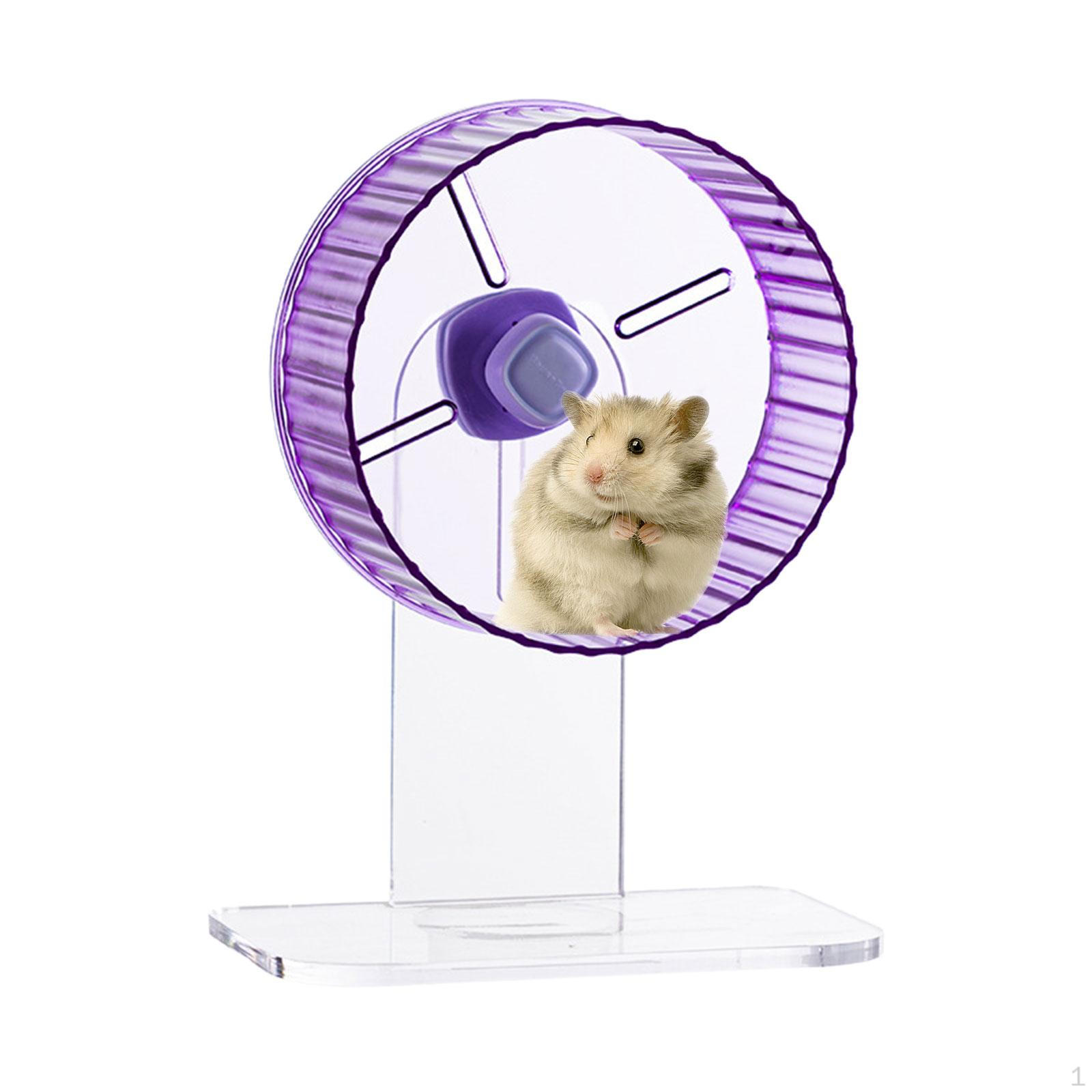 

Hamster Wheel for Small Pets Violet Stand 21cm