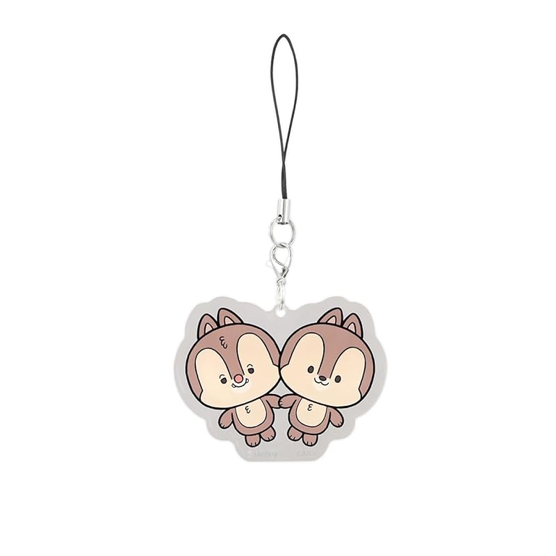 

gourmandies disney characters mobile acrylic strap L size chip and dale DNG-192CD