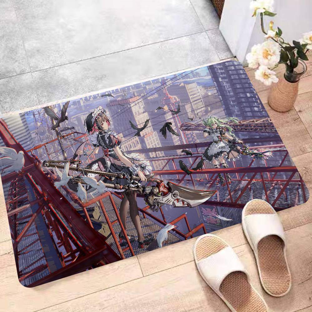 Game Zenless Zone Zero Floor Mat Cheaper Anti-slip Modern Living Room Balcony Printed Bedside Mats