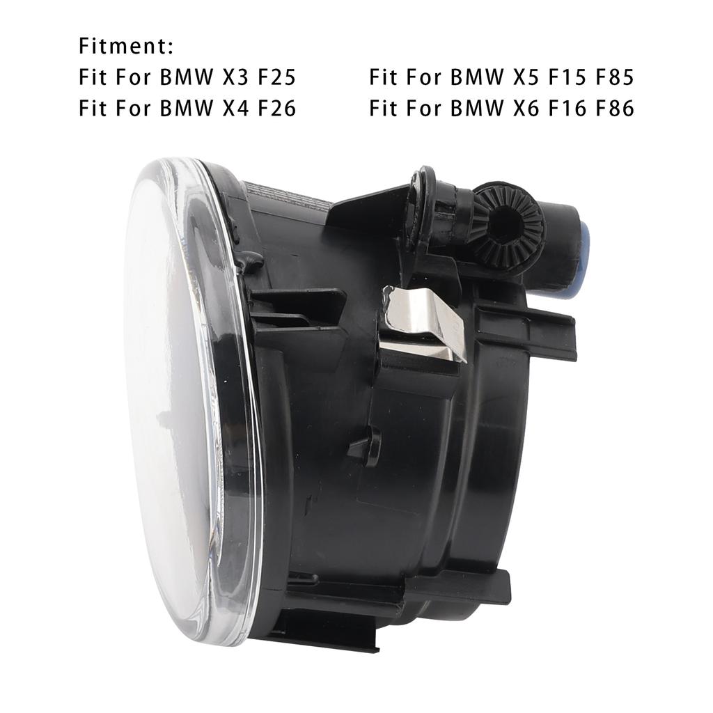 1 Pcs Front Left Fog Light Lamps Without Bulbs For BMW X3 X4 X5 X6 63177238787