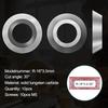 ~16mm Turning Insert Round ~Carbide Inserts Milling Cutters ~Indexable With Screws 30° Cutting ~Angle For DIY Wood Turning Tool