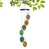 Glass Wind Chimes for Outside Colorful Wind Chimes Garden Chimes for Home Patios Housewarming Gifts New House Activities