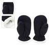 Solid Color Gloves Warm Full Finger Mitten Simple Winter Outdoor Gloves Fuzzy Plush Gloves for Boys Girls Multi Size