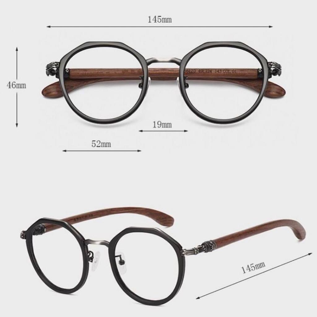 Деревянные готические очки ручной работы — фото 10