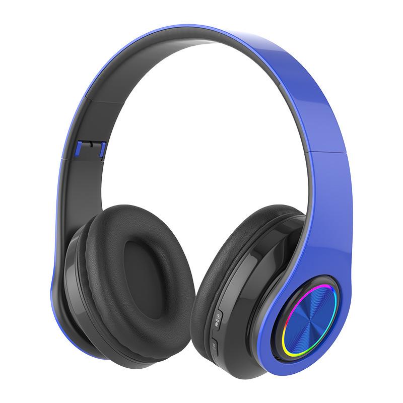 High-Bass Wireless Bluetooth Luminous Headset for Sports & Gaming