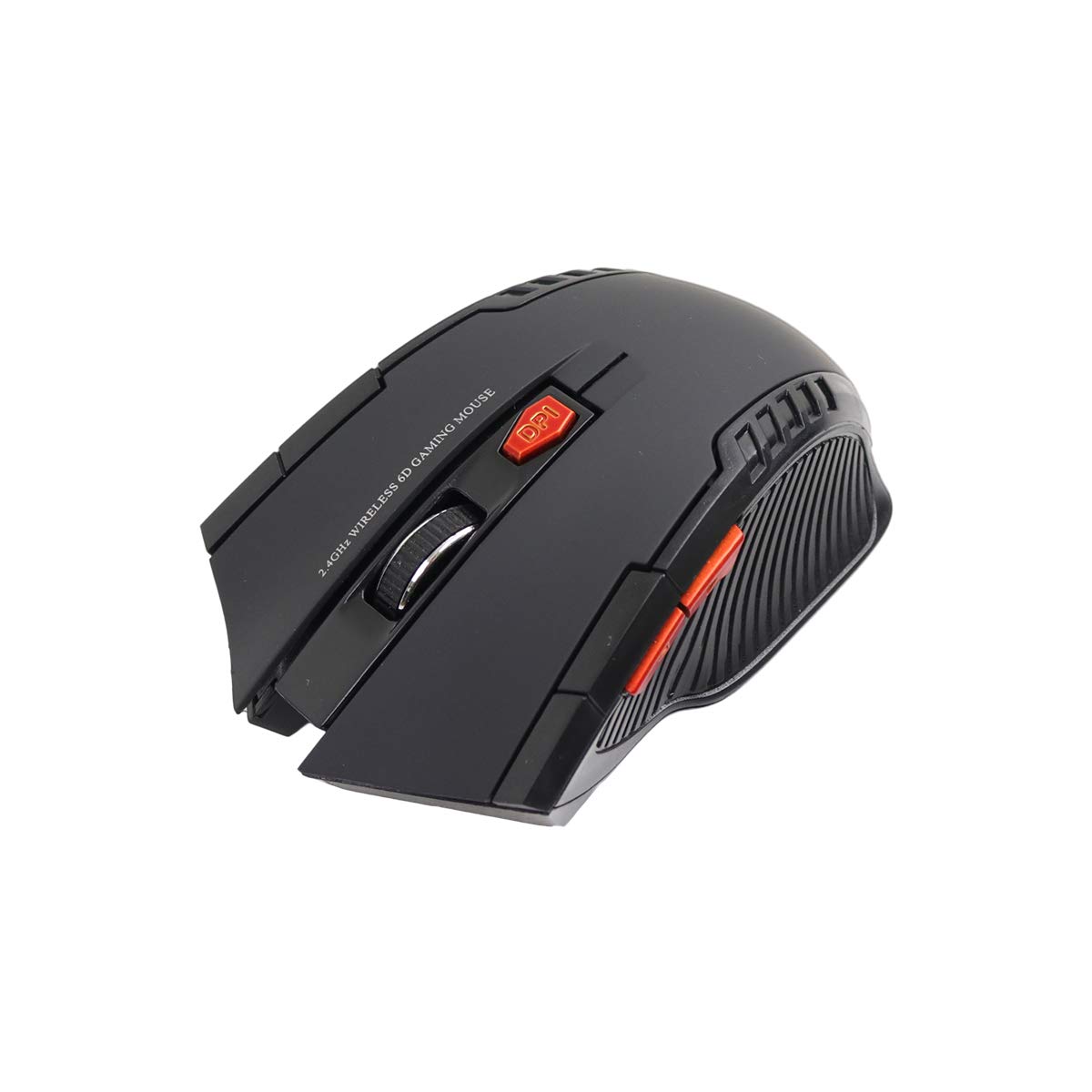 

Optical Wireless Mouse 6 Buttons GAMING MOUSE Power Geyser Wireless USB Small and Lightweight 2.4GHz (Black) чорний