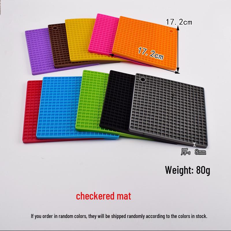 Thickened Silicone Honeycomb Anti-Slip Heat-Resistant Pot Holder Mat