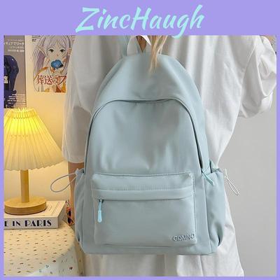 Simple Candy Colored Student Lightweight Backpack For Daily Use