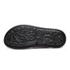 Summer pinch slippers leather woven pattern Beckham embroidered soft bottom non-slip sandals hot sale