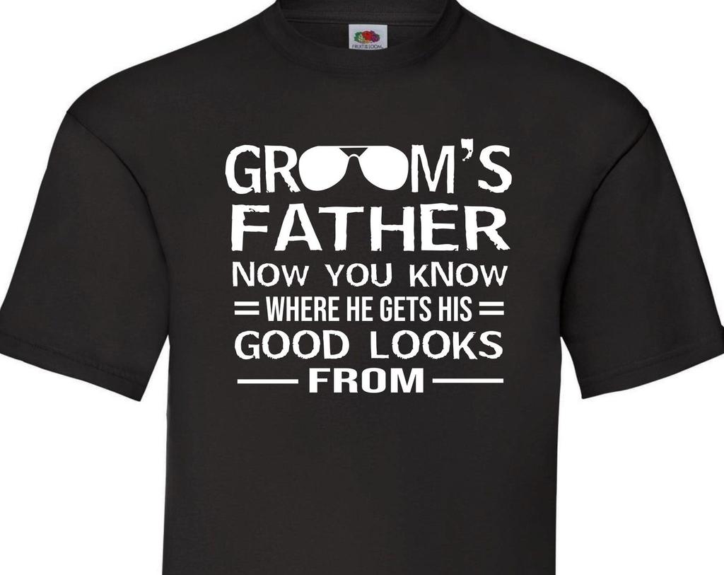 Father of the Groom T-Shirt – Funny Wedding Tee, Stag Do Shirt, Groom's Dad Gift Idea