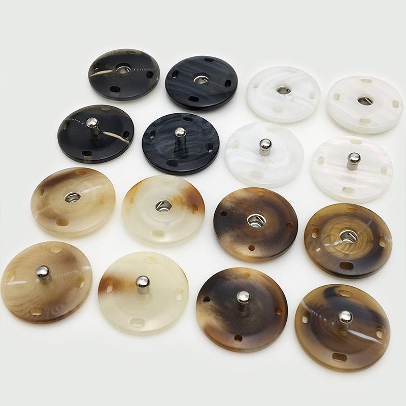High-Grade Resin Invisible Snap Buttons for Sweaters and Cardigans