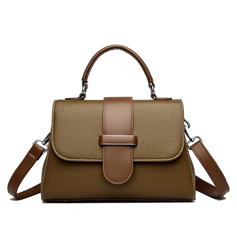 

Высококачественные повседневные сумки через плечо из кожи для женщин, новые сумки и роскошные дизайнерские сумки-тоуты