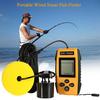 1 set Fish Finder Wireless Anti-rugina Instrument de pescuit cu afișaj digital util pentru sport