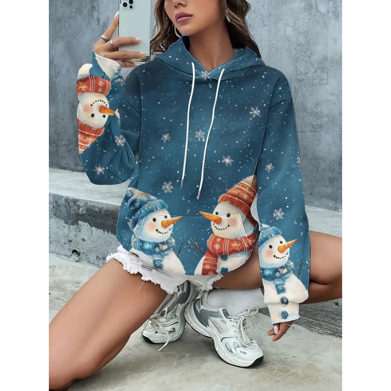 Fashion Women's Hooded Sweater 3D Printing Color Printing Casual Hooded Sweater