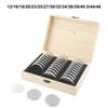 30/50/100pcs Coin Storage Box Antioxidative Collection Case Commemorative Coin