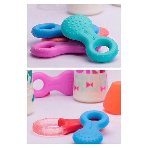 Swabinex Cloud Premium Teething Step 1, Pink, 1 Piece, Korean Baby Products