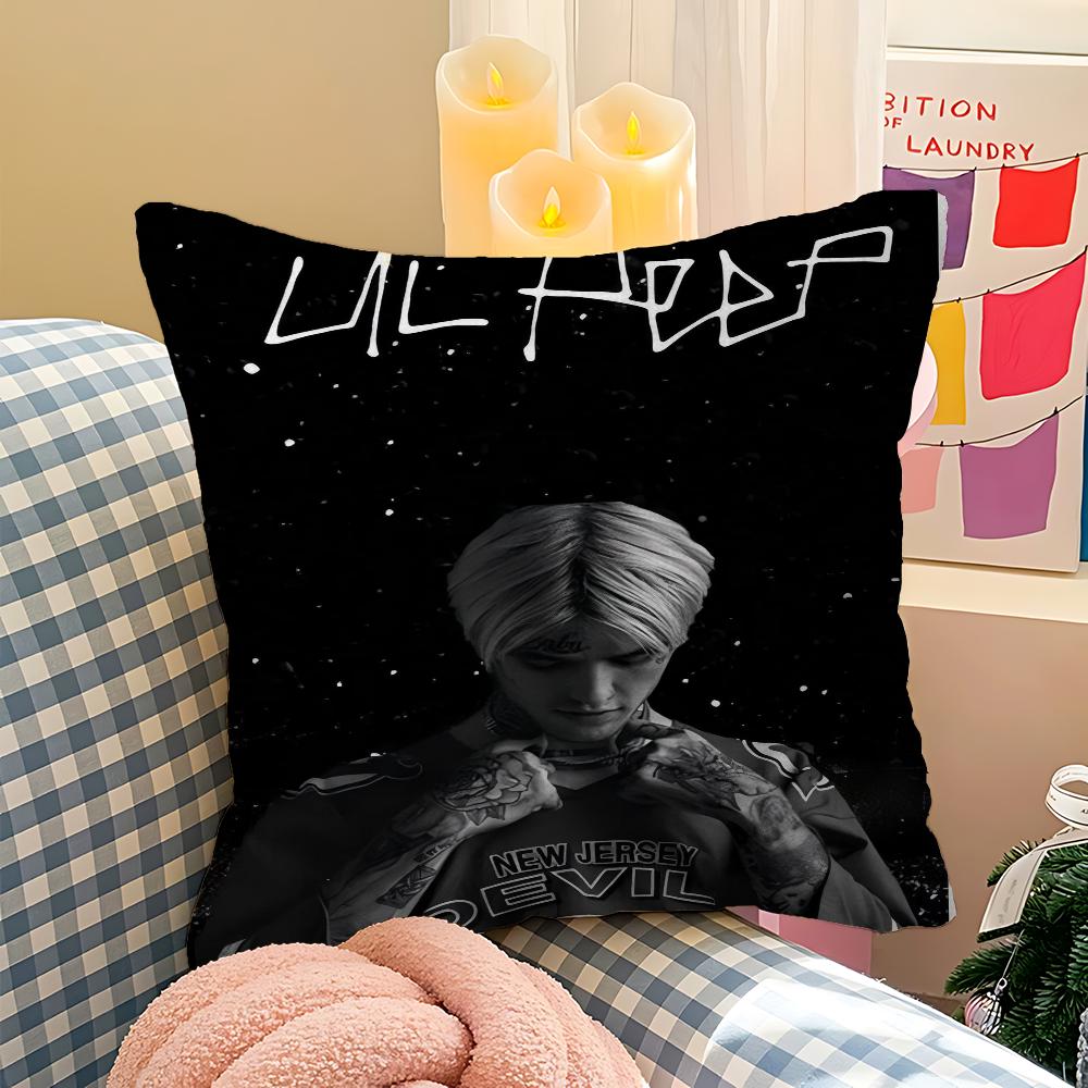Lil Peep Pillowcase Toon Gift Cushion Cover Bedroom Home Sofa Chair Seat Decor Pillow Case