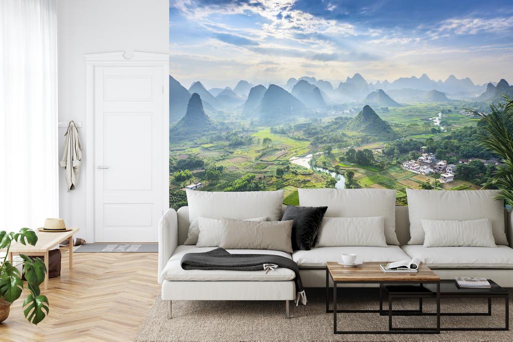 Fototapeta Horská krajina Samolepicí nástěnná malba 104x70.5