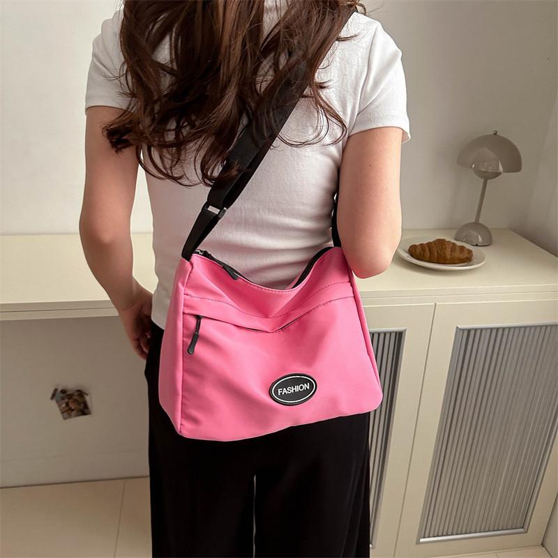 Stylish Large Capacity Simple Tote Bag For Students And Daily Use In Trendy Oxford Cloth