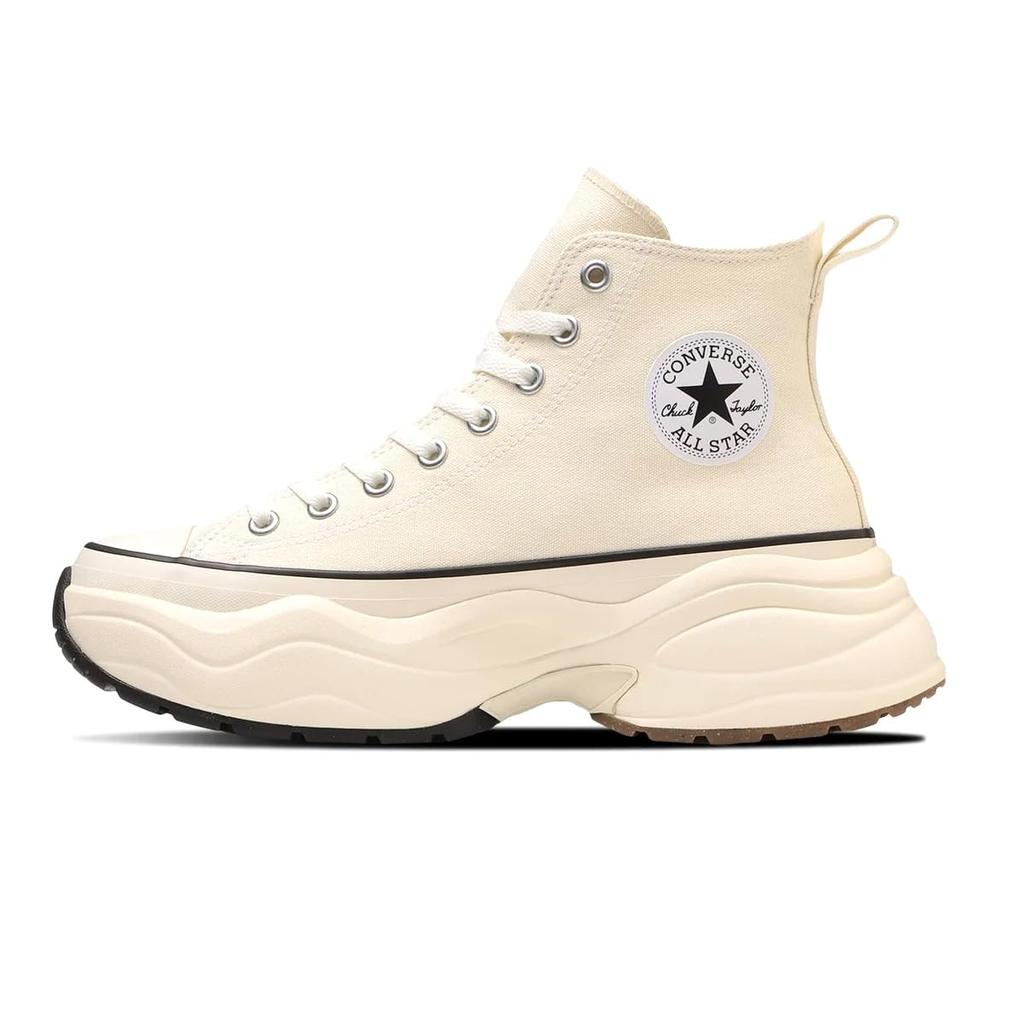 Converse All Star Surge Trainer Hi Platform Size Sneakers, Unisex, Off-White, 24.5cm