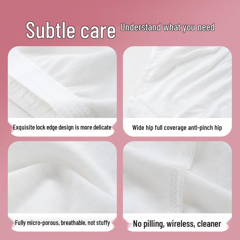 One’s Member Disposable Cotton Women's Underwear 10-Pack