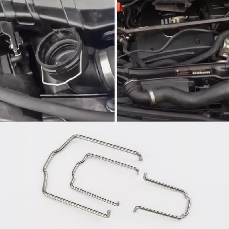 154 23 Radiator Hose Clip Replacement Parts, Metal Retaining Spring Clips for E39 E38 E60 E90 Vehicle Cooling System Use Tasks
