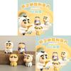 Charming Crayon Shin-chan Figurine Set Adorable Pvc Anime Character Toys 6cm