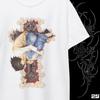 L - Death Note Inspired - Gothic Cross and Roses Anime T-Shirt | Vintage Manga Graphic Tee, Couple Gift