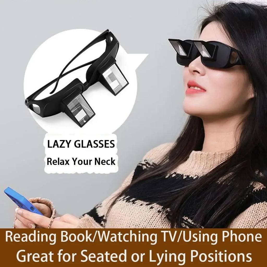 Lazy Eyeglasses Lazy Reading Glasses Prismatic Periscope