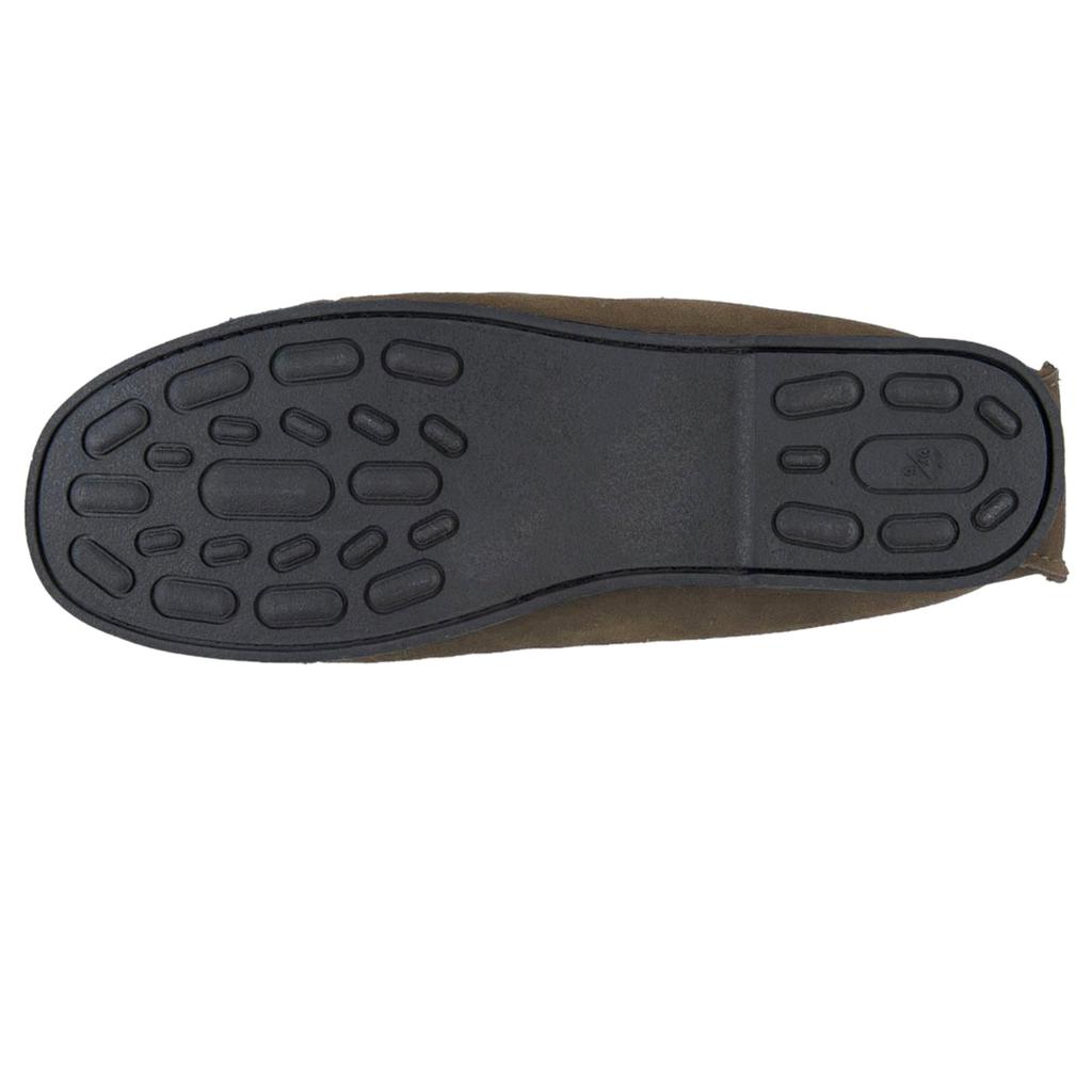 Eastern Counties Leather Mens Berber Fleece Lined Suede Loafers