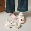 New Height-increasing Beach Shoes for Women with Thick-soled Sponge Sandals