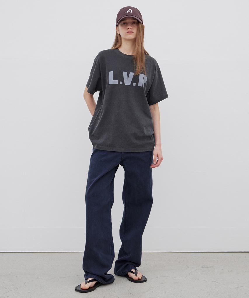 Leuba L.V.R Signature Cotton T-Shirt - Charcoal