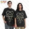 His Infernal Majesty Him Heartagram Adult 2010 Tour Ville Valo Oversized T-Shirt U1U7