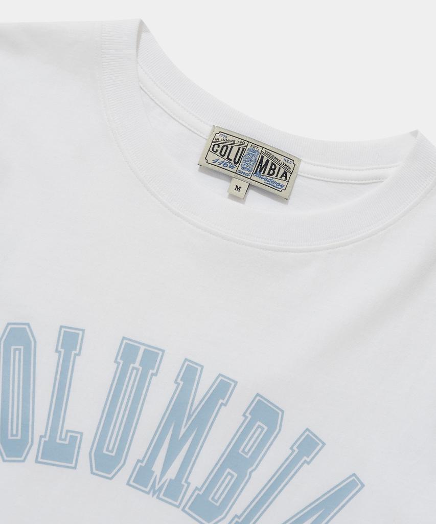 COLUMBIA UNIVERSITY Cu Arch Women Slim-Fit S/S T-Shirts_White