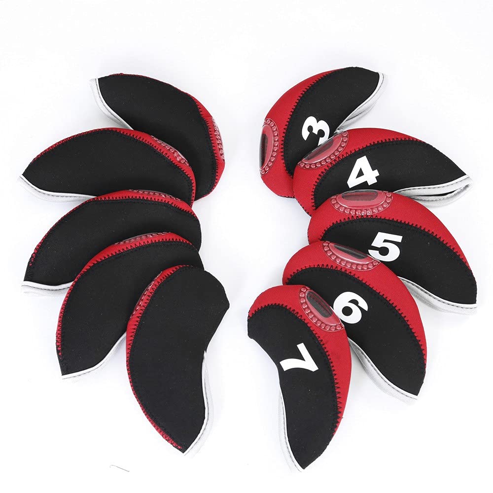 [TSUCIA] Iron Cover Golf Numbered Head Cover Set of 10