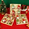 12Pcs Wooden Christmas Gnome Ornaments Xmas Tree Hanging Pendant 2025 Navidad Party Decoration for Home 2026 New Year Kids Gift