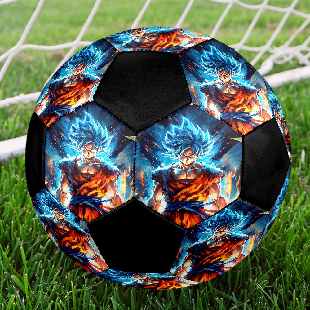1pc Dragon Ball Z Football Soccer Ball Size 5 Indoor Soccer Ball Fashion Colorful  Backyard Game -Great For Sports Fans Gift HE10