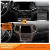 Wood Grain GPS Navigation Radio Panel Cover Trim For Jeep Grand Cherokee 2014-18