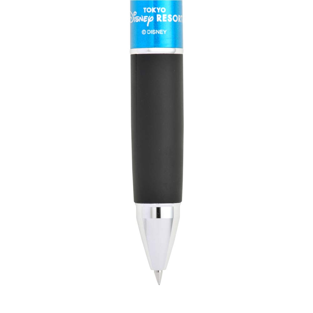 Jetstream Ballpoint Pen Mechanical Pencil with Donald Duck Design Disney Pen Mechanical Pencil Stationery Resort Exclusive 4-Color & One-Point (Blue)