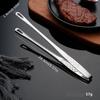1pc Barbecue Tongs 304 Stainless Steel Food Clip Extended Barbecue Tongs for Household & Grill Use Barbacoa Accesorios
