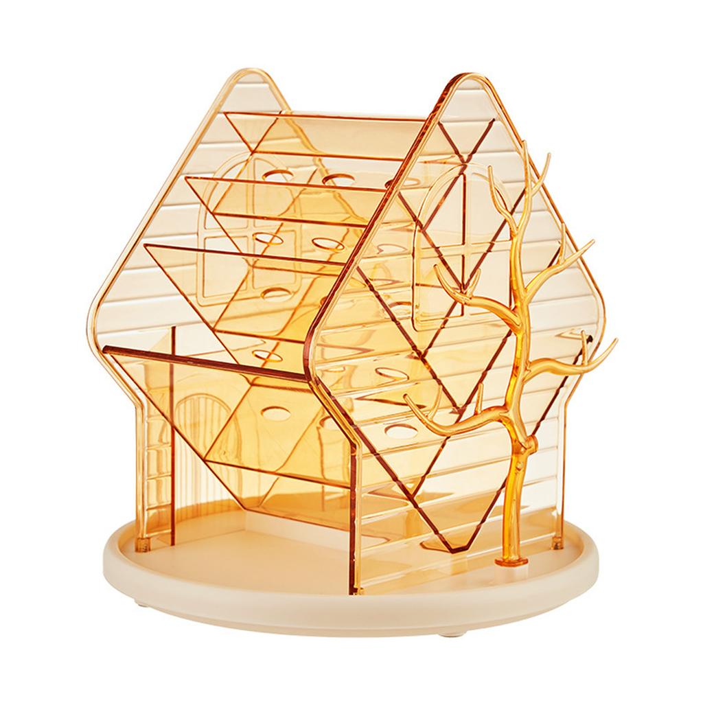 360 Degree Rotating Makeup Organizers Premium Material Makeup Organizers with Clear Visibility and Storage for Women